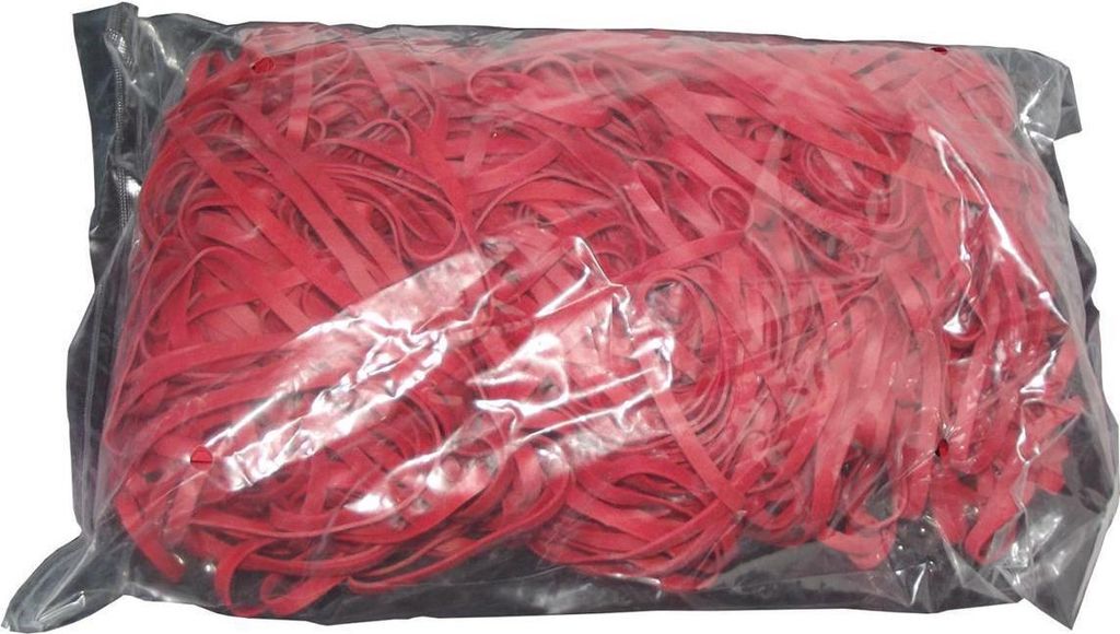 1 kg Gummiringe rot 120 mm Ø 1,2 x 5 mm breit
