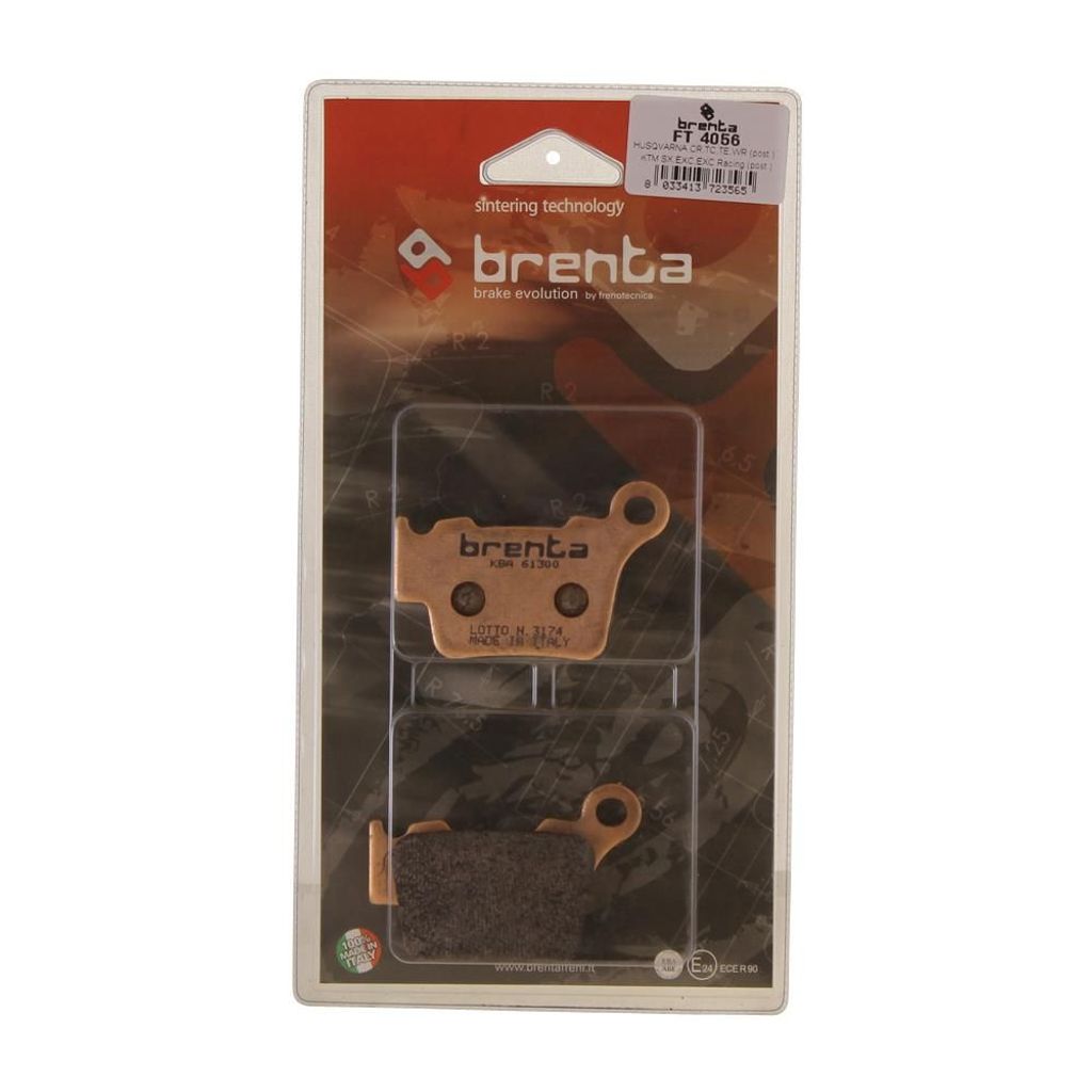 Bremsbeläge Brenta 4056 Sintermetall hinten für Husqvarna CR FC FE FS SM SMR TC TE WR 125 250 300 350 449 510 511610 630