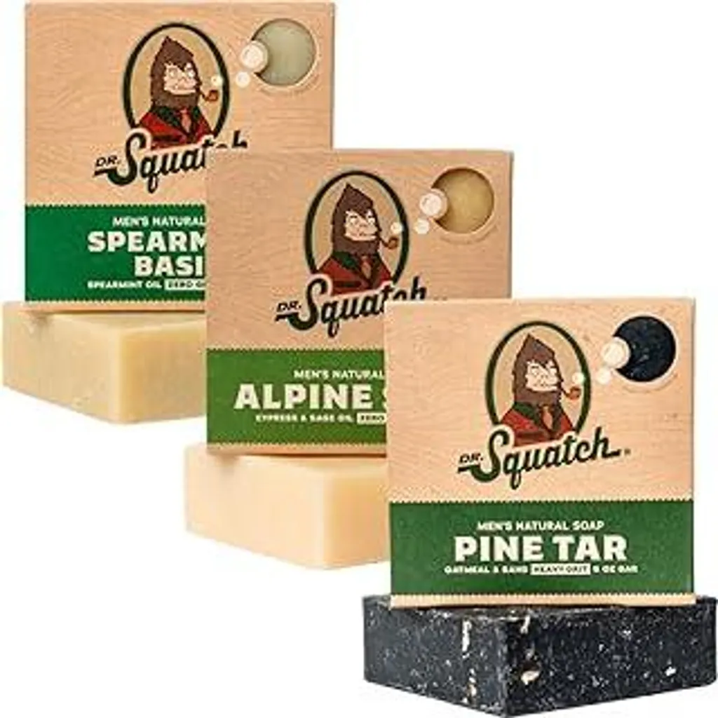 Idea Regalo Uomo: Dr. Squatch Set 3 Saponi Artigianali Naturali