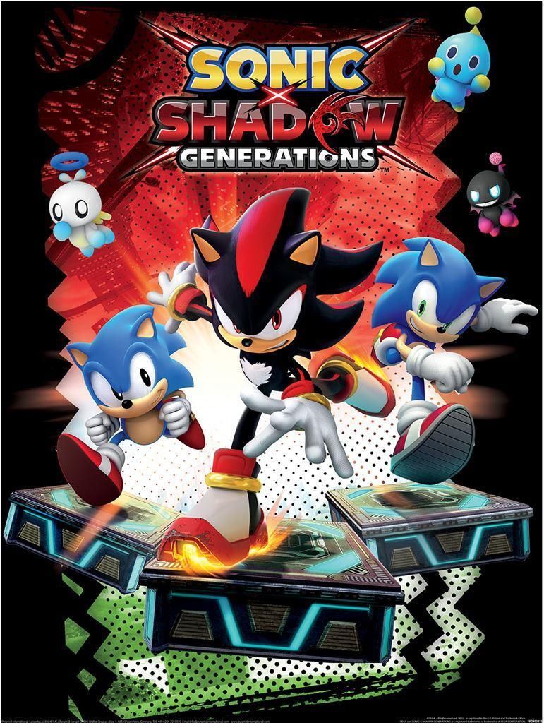 Ježek Sonic - tištěný "Shadow Generations" PM11122 (40 cm x Obrázek produktu 