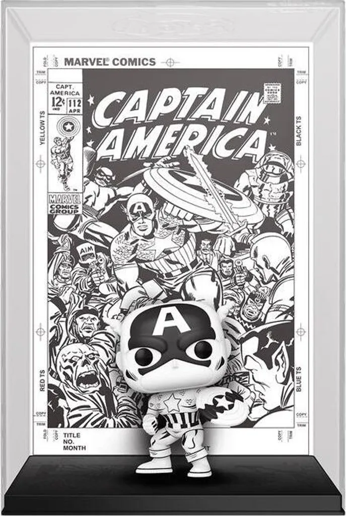 Figurine Funko POP Marvel Captain America Comic Covers à collectionner