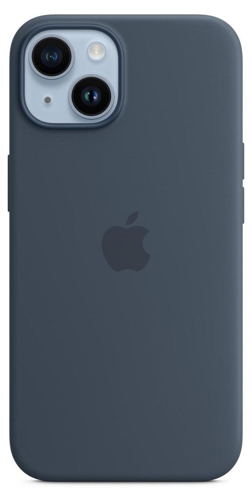 iPhone 14 Silicone Case with MagSafe - Storm Blue Produktbild 