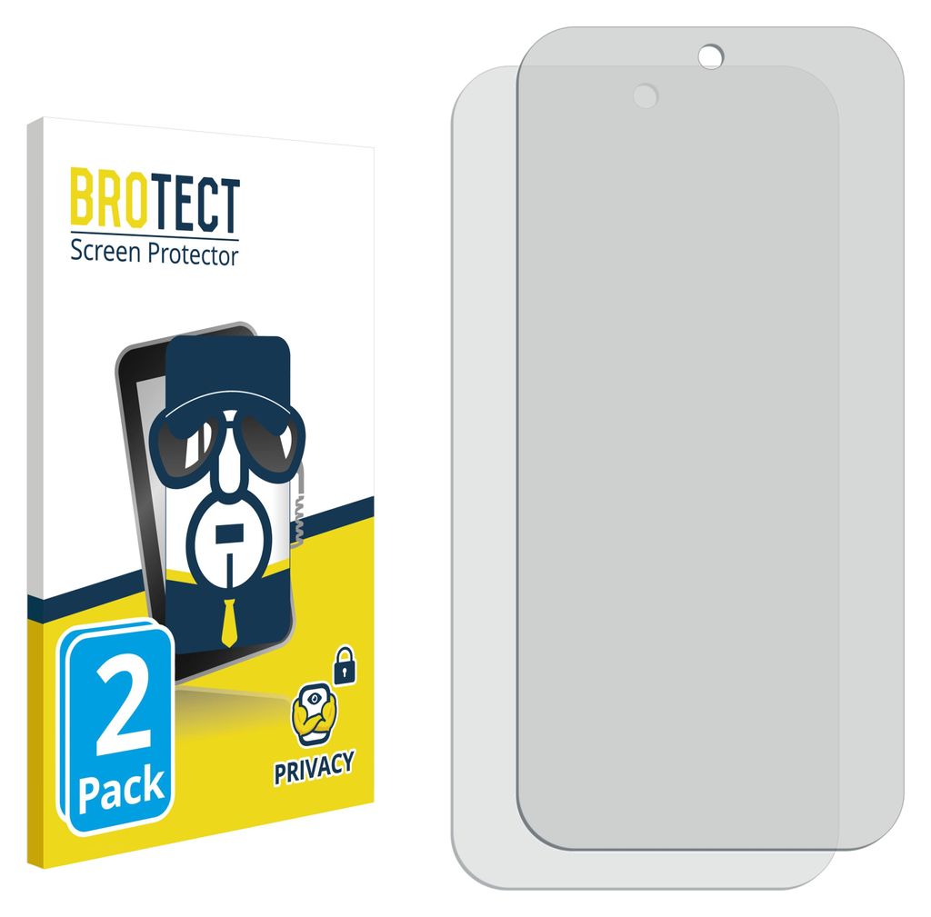 2x BROTECT Sichtschutzfolie für Xiaomi Poco X8 Pro Iron Man Edition Anti-Spy Privacy Sichtschutz Blickschutz Folie Blaulicht-Schutz