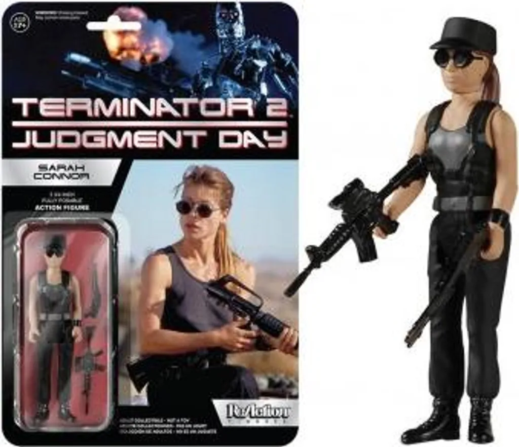 Figurine Sarah Connor Funko ReAction Style Rétro Vintage Terminator 2