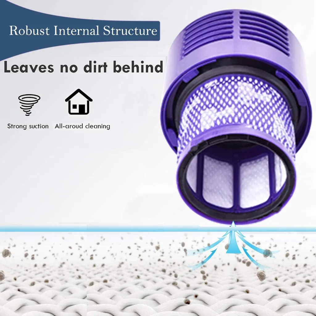 Filtre Haute Performance pour Dyson V10 - Pack triple lavable et durable - 5