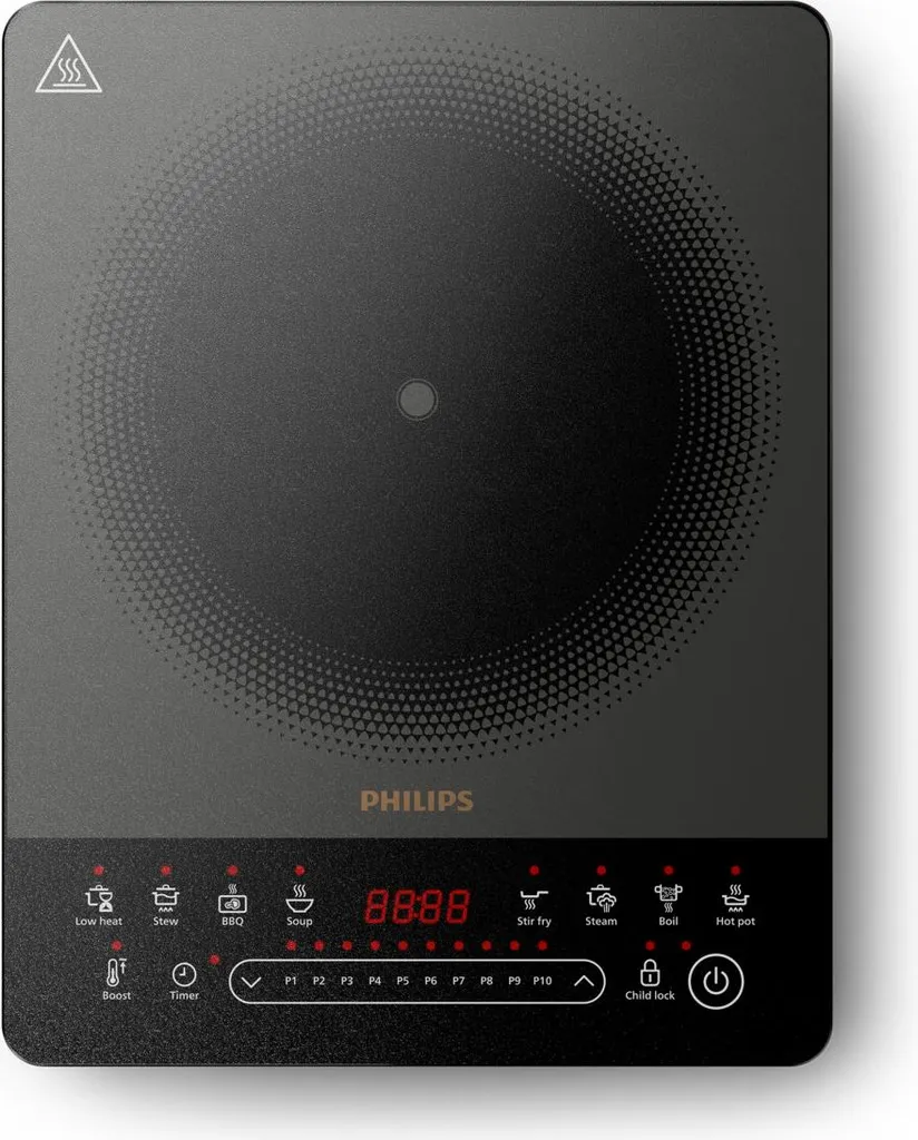 Plaque à induction Philips série 5000 Vesuvio entretien facile et sûr