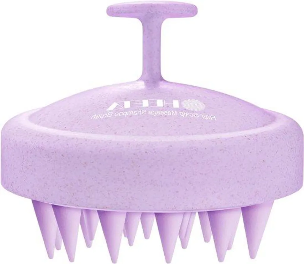 Masseur de cuir chevelu manuel en silicone pour un lavage en douceur