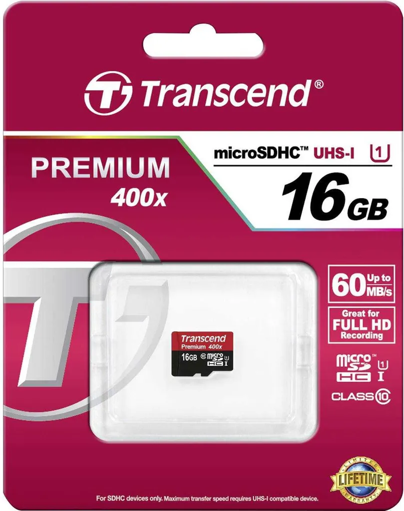 Libérez de l'Espace avec la Carte MicroSDHC 16Go Transcend Class 10 - 2