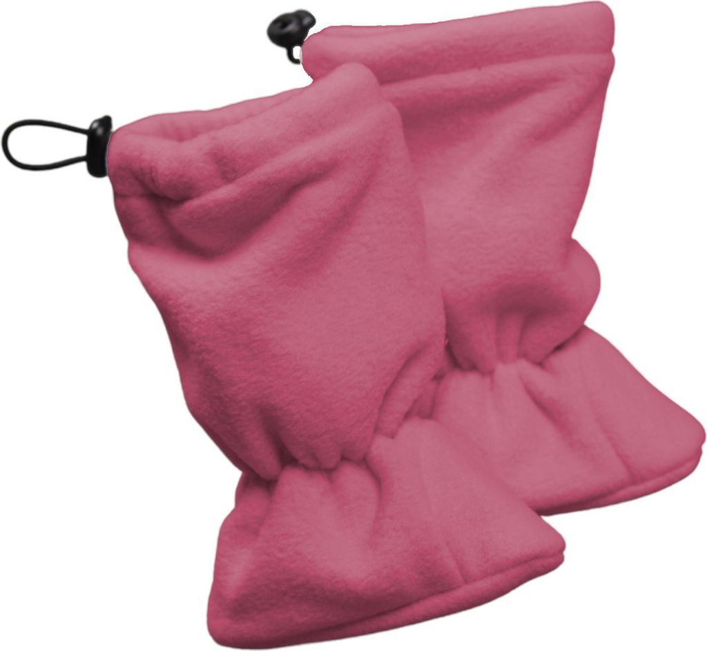 HOPPEDIZ Babyschuhe Fleece-Booties beere 14-17