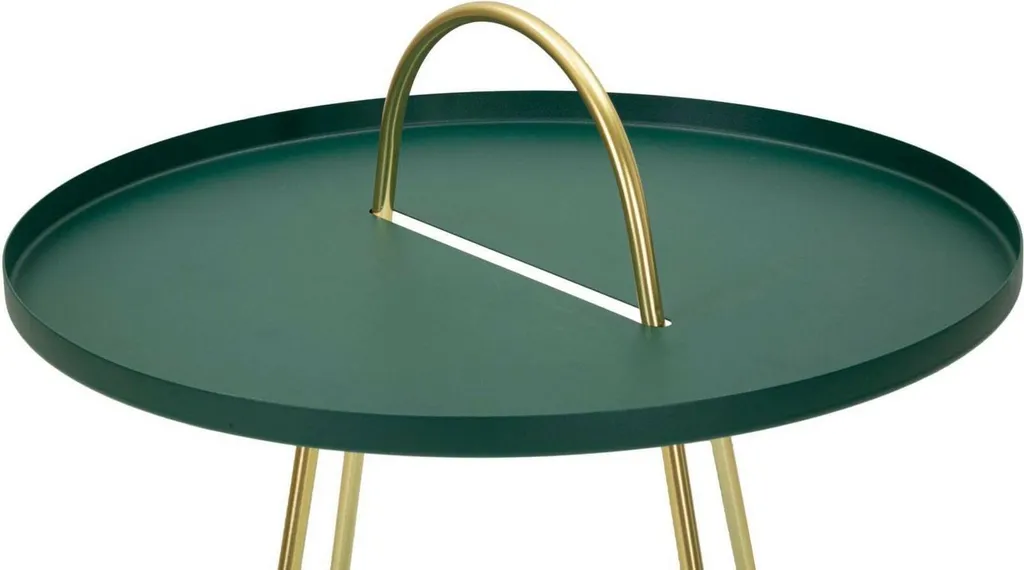 Table basse Nigra 45x45x59h Verte : Solution de Rangement et Gain Place - 6