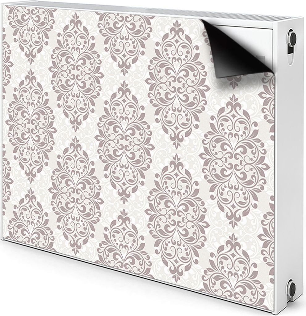 Magnet Heizung Verkleidung Abdeckung Heizung Heizkörperabdeckung 100x60 cm - Muster, Damaskus