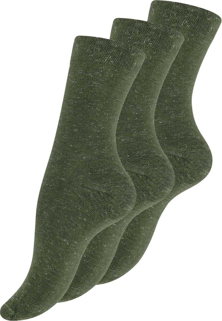Yenita 3 Paar Polyester Socken 35-38 Grün