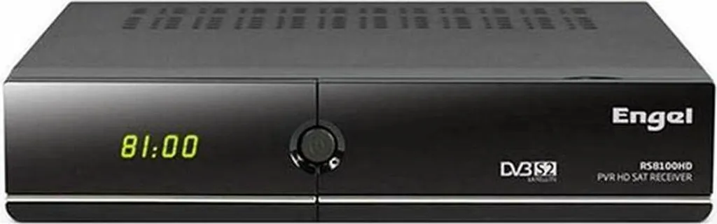 Récepteur Satellite Engel RS8100Y HD PVR Noir avec Wi-Fi et Tuner Haute Définition
