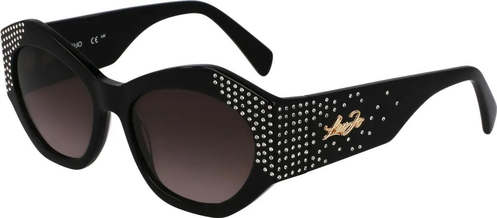 Monture Solaire Liu Jo LJ805SR Noire en Acétate et Verres Dégradés 54mm