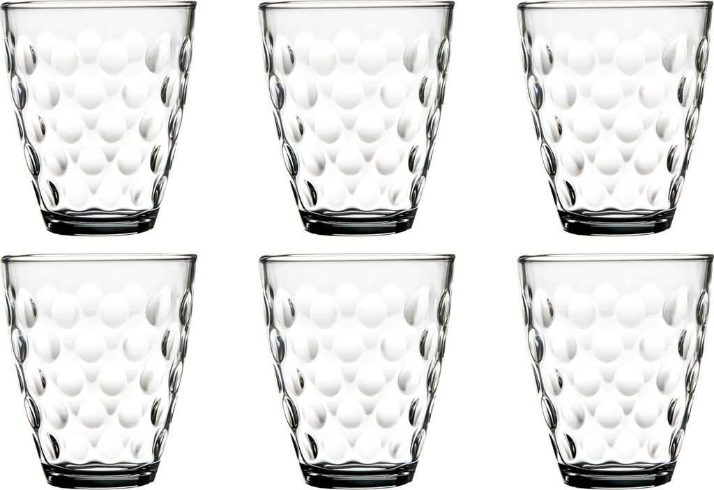 Trinkgläser - 390 ml - Glas - 6er Set Produktbild 