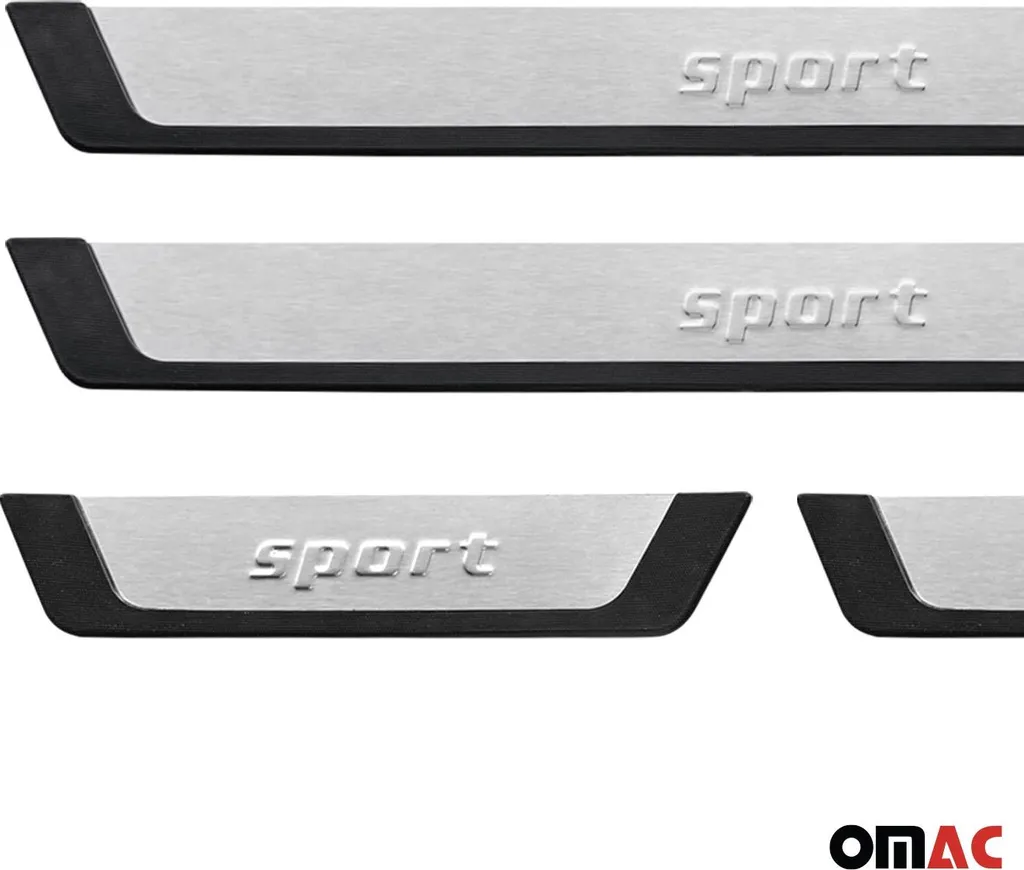 Battitacco Sportivi Peugeot 4x Cromo Spazzolato per 308 208 301 - 8