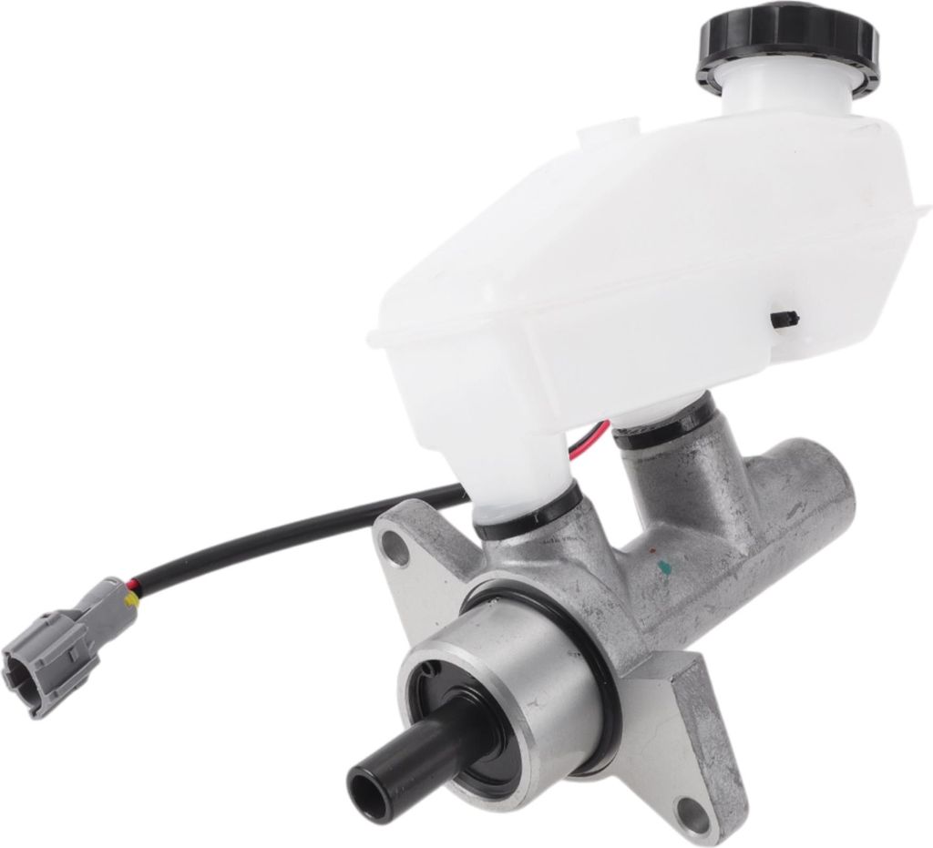 Bremsflüssigkeitsbehälter Nr. 93742398 für Chevrolet Aveo 2004-2008 Hydraulik-Hauptbremszylinder Silberton, weißes Aluminiumlegierung, Kunststo...