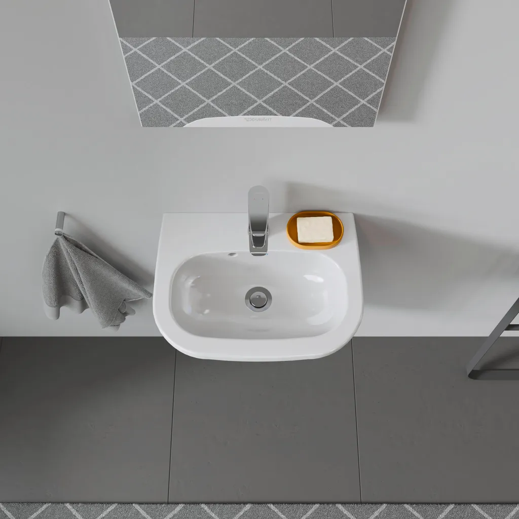 Duravit 0705450000 Lavamani D-Code 45cm | Qualità Tedesca - 4