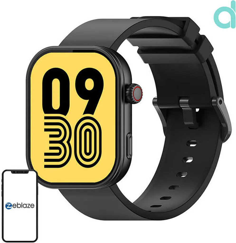 Zeblaze Btalk Plus Smartwatch (Black).