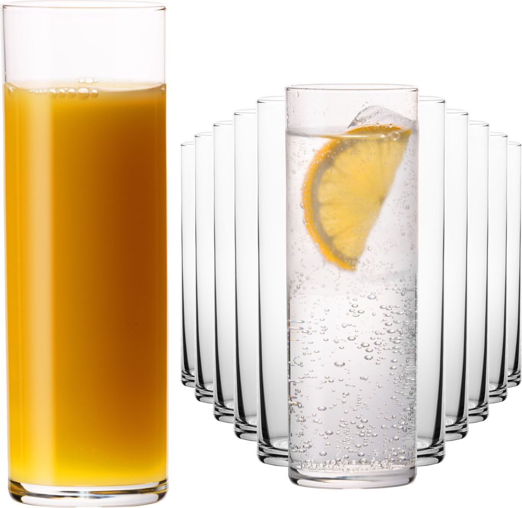 PLATINUX Gerade Trinkgläser 240ml (max 200ml) Set 12-Teilig Produktbild 