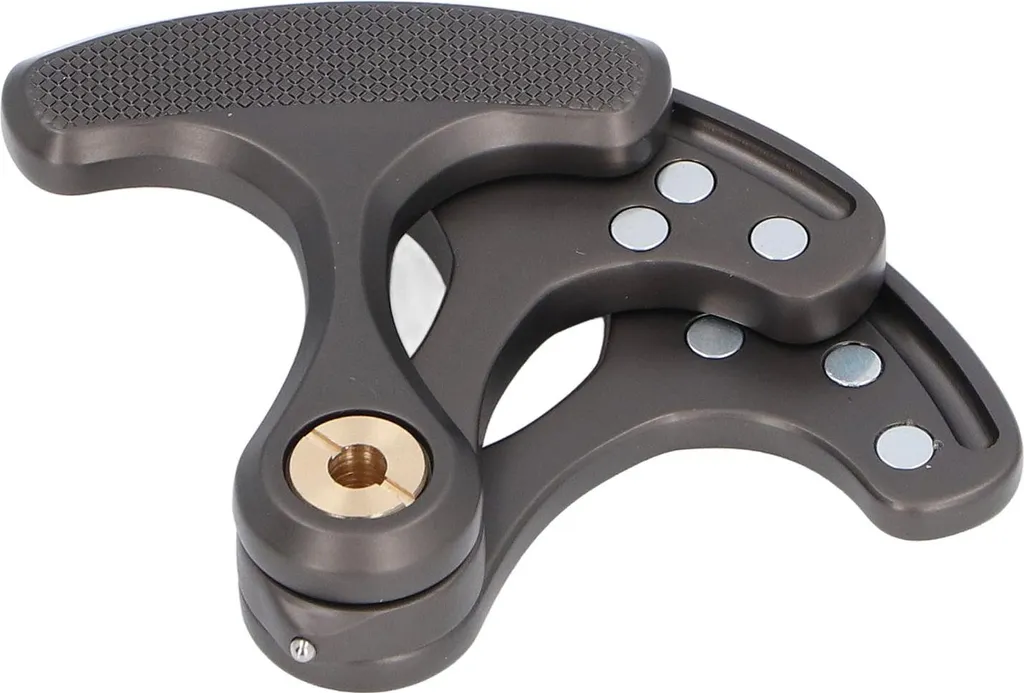 Slider Magnétique 3 Couches Noir et Argent - Fidget Toy Métal Adulte