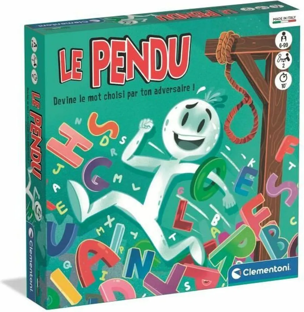 Jeu Le Pendu Clementoni : Améliorez le Vocabulaire de vos Enfants
