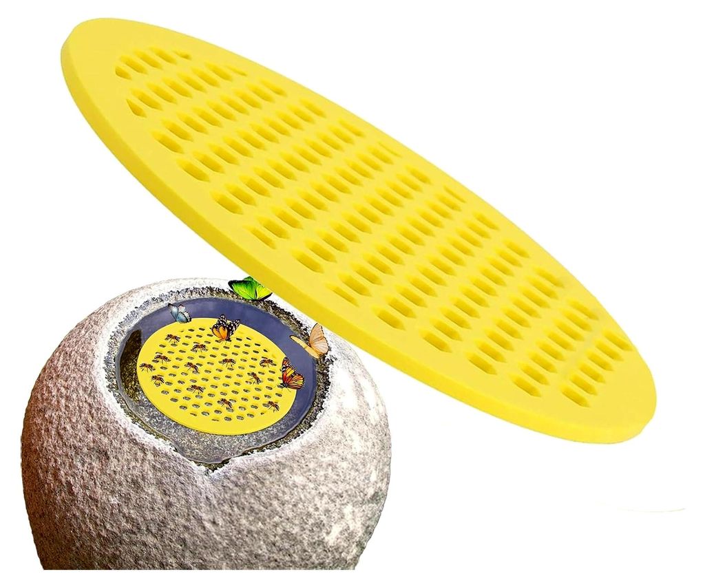 Schwimmende Bieneninsel, 7,87 Zoll Durchmesser | Bienenwasserfutterautomat mit umweltfreundlichem Design, Outdoor Beé Tably, Beé Bewässerungssta...