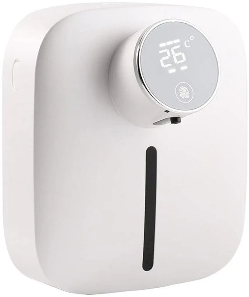 Distributeur automatique de savon moussant LED 320ml Blanc USB-C