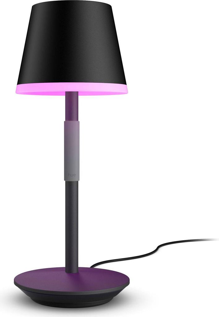 Tragbare Tischleuchte "White & Color Go", schwarz Produktbild 