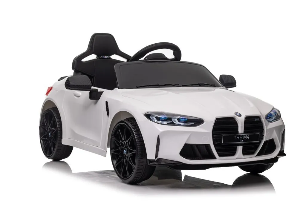 Déambulateur Électrique BMW M4 Blanc avec Assise Confort et Freins Auto