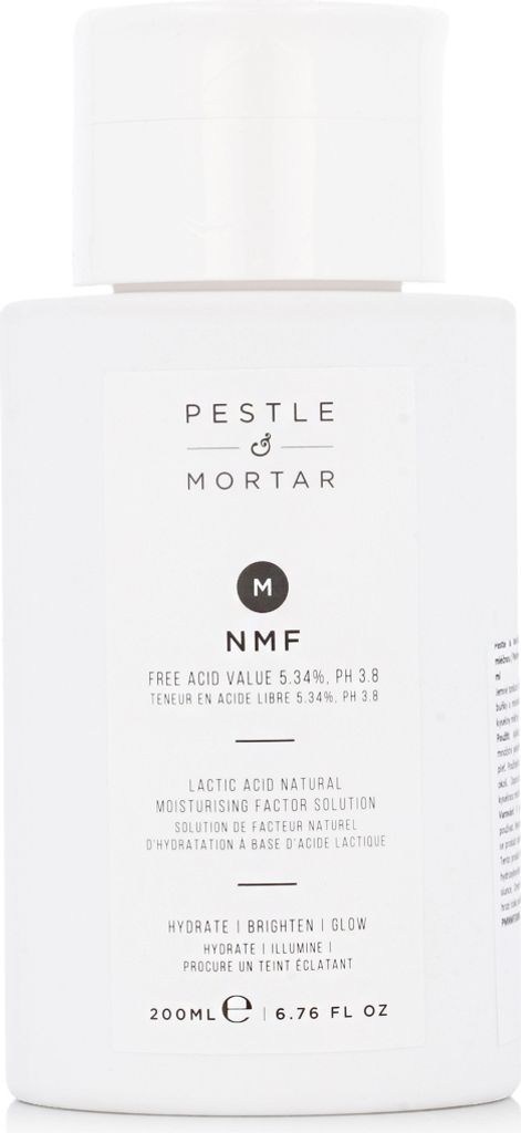 Pestle & Mortar NMF 5.34% Lactic Acid Facial Toner Pore Minimizer Hydrating Face Exfoliator Alcohol Free Cruelty-Free 200ml