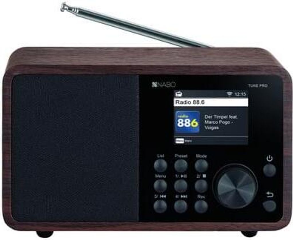 NABO TUNE PRO holz Internetradio mit FM/DAB+