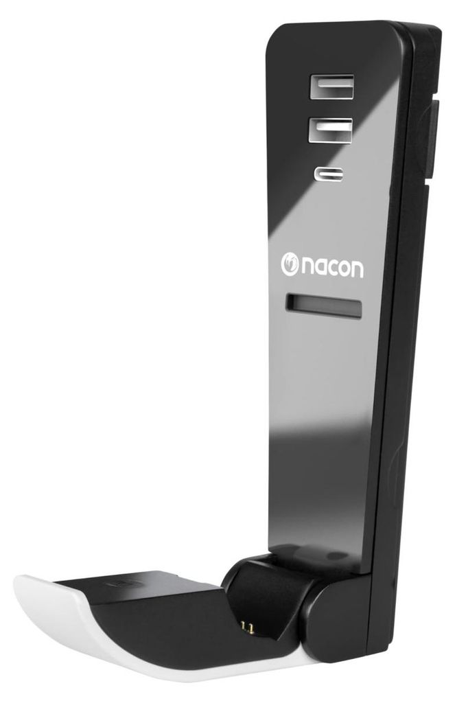 NACON PS5SMULTICHARGE, Ladesystem, PlayStation 5 Slim, Schwarz, Weiß, Kabelgebunden