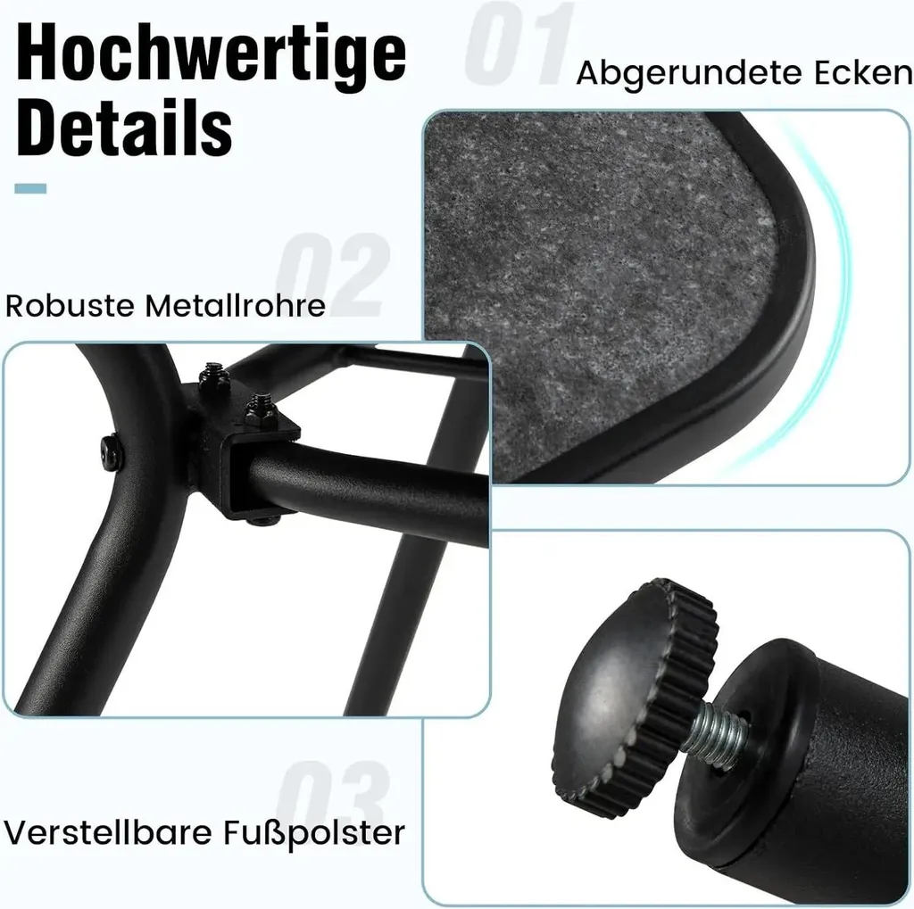 Table d'extérieur robuste et chic 4 places avec support pour parasol - 5
