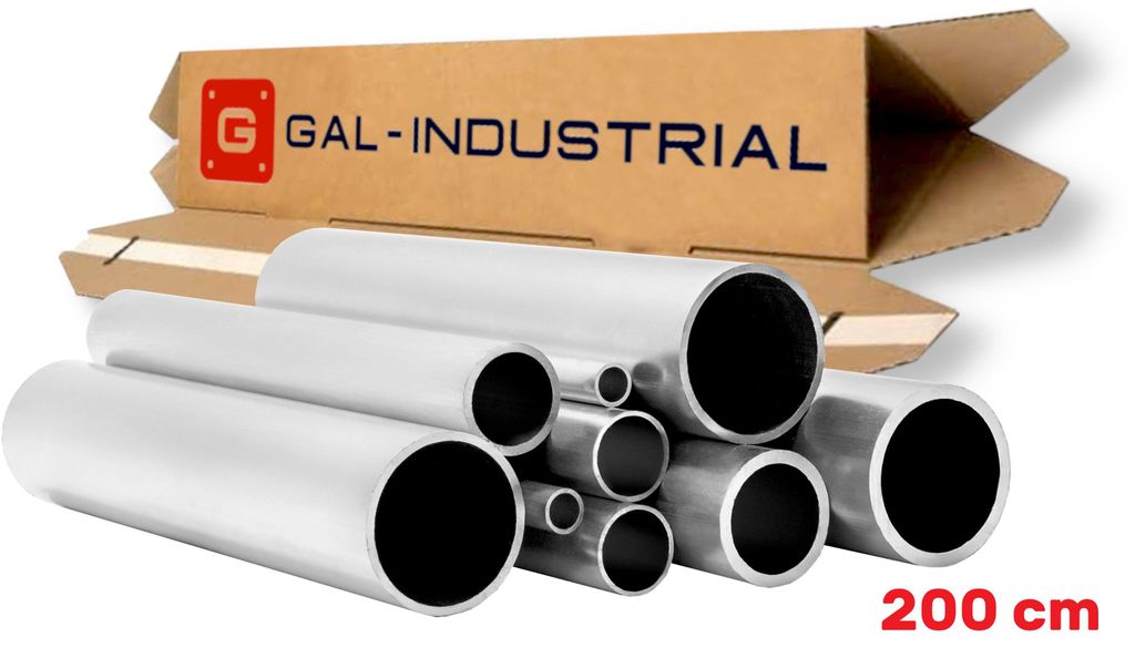 Alu Profil Rundrohr Aluminiumrohr 20x1mm fi 20 200cm + Produktbild 
