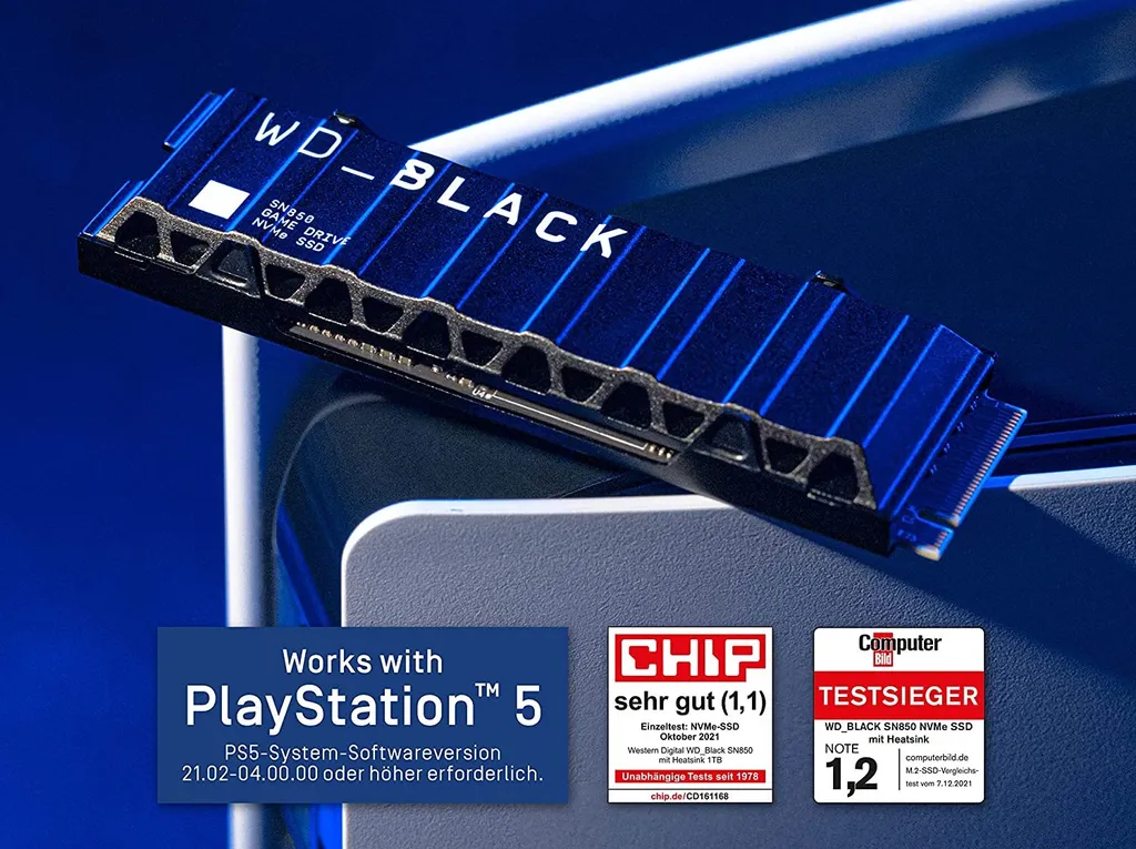 WD_BLACK™ SN850 NVMe™ SSD mit Kühlkörper 1 RH6657