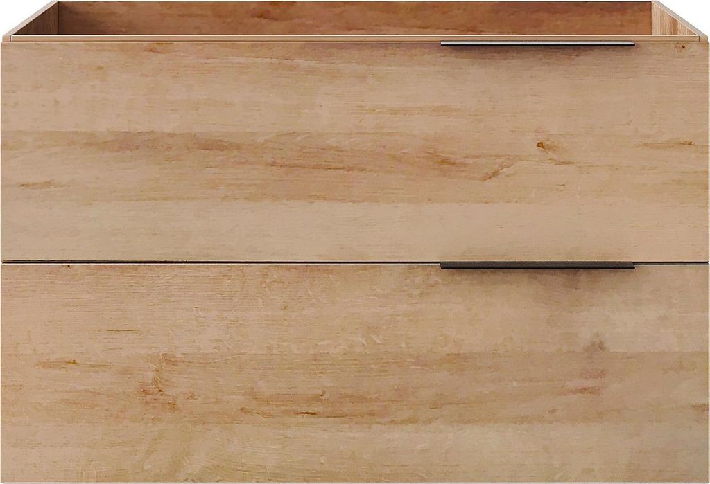 Wandhängeschrank für Badezimmer - Hell naturfarben - 80 cm - NISAYA.