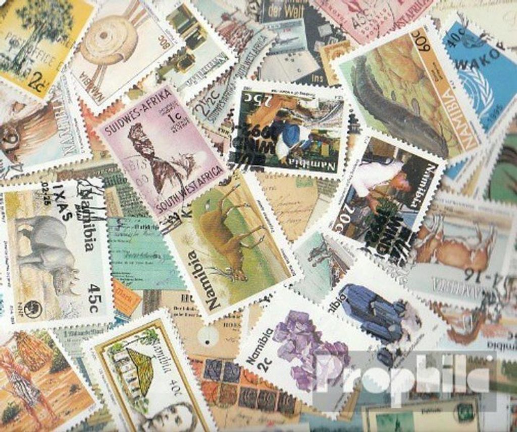Briefmarken Namibia - Südwestafrika 25 verschiedene Marken