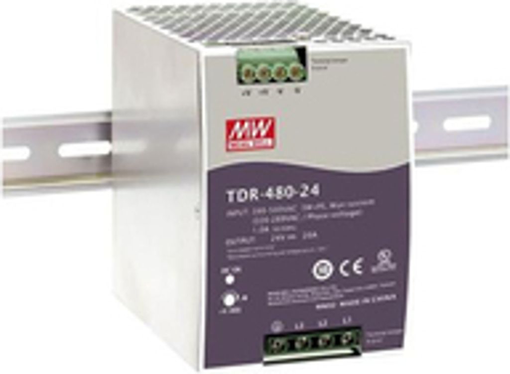 Meanwell MEAN WELL TDR-480-24 - 340 - 550 V - 480 W - 24 V - 20 A - 85,5 mm - 128,5 mm
