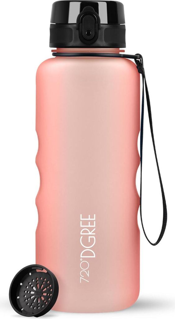 uberBottle softTouch Gourde avec passoire 1500ml / Flamingo Image du produit 
