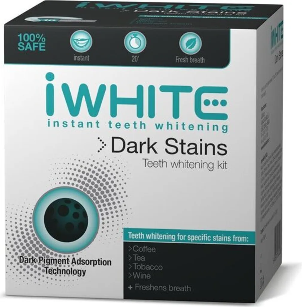 iWhite Kit de Blanchiment Dentaire Spécial Café et Tabac - Pack de 1 Unité