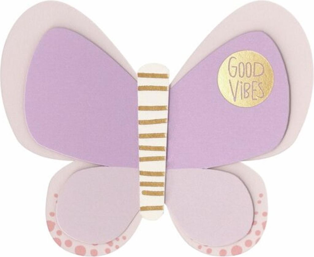 Schmetterlingsclip "Good vibes"