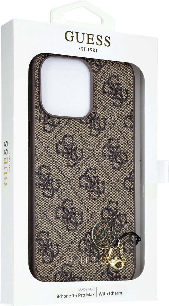 Guess Cover Rigida Per IPhone 12 Pro Max Con Glitter Liquido E Scritta Dorata, Colore Argento