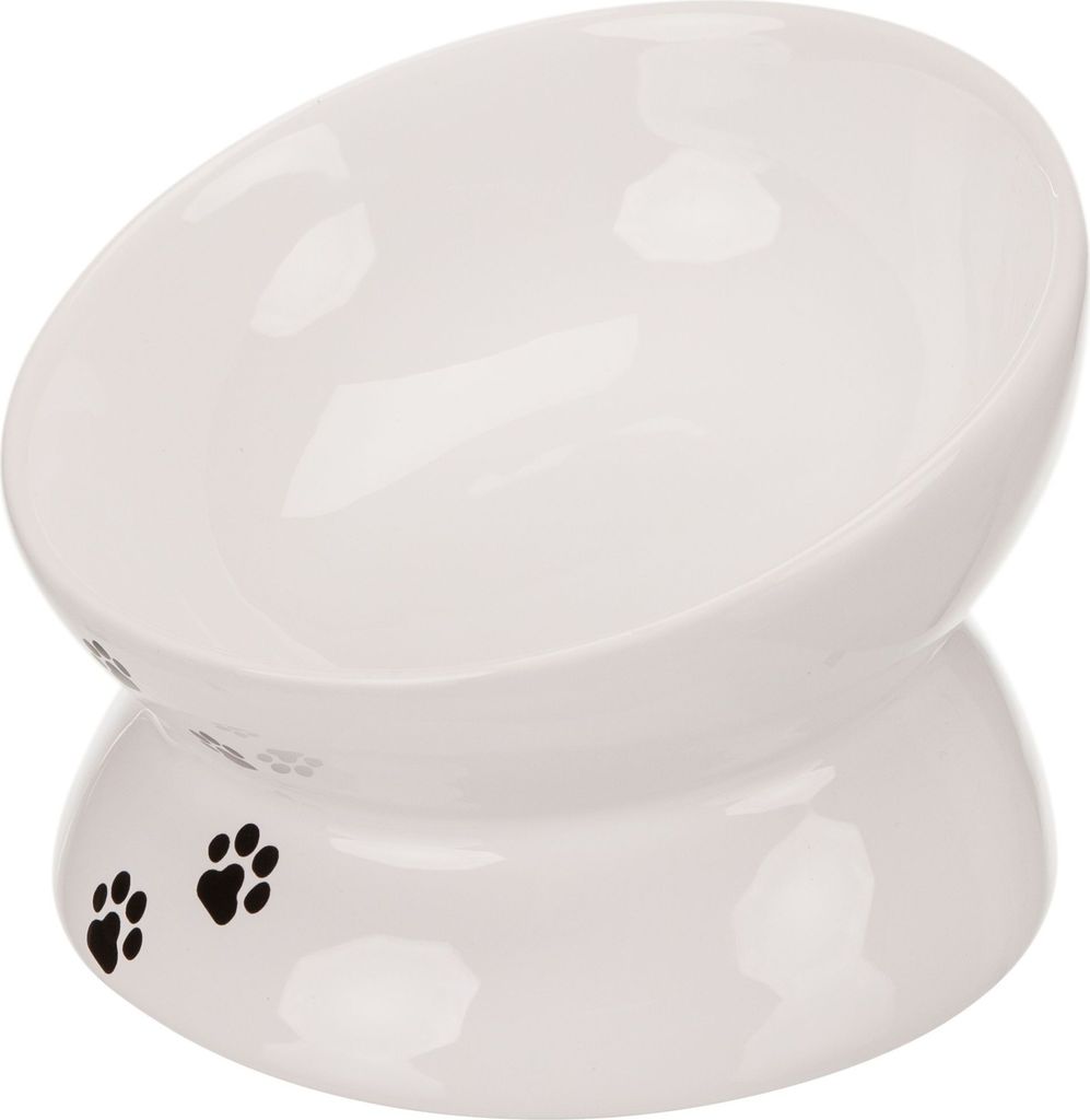 Trixie Futterstation für Katzen Keramik weiß Produktbild 