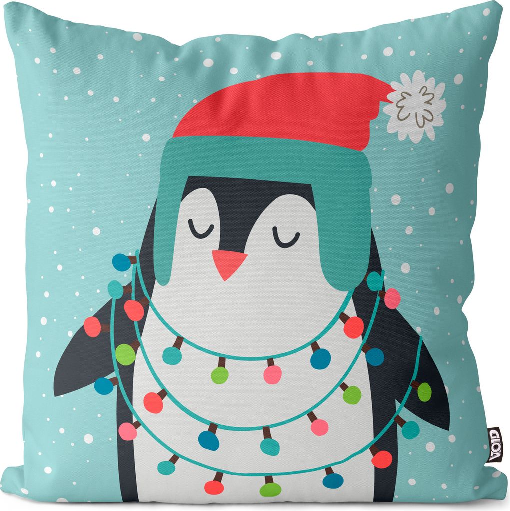 VOID Tiere Weihnachten Freunde Kissenbezug Kissenhülle Sofakissen Kissen Deko Outdoor-Kissen Dekokissen