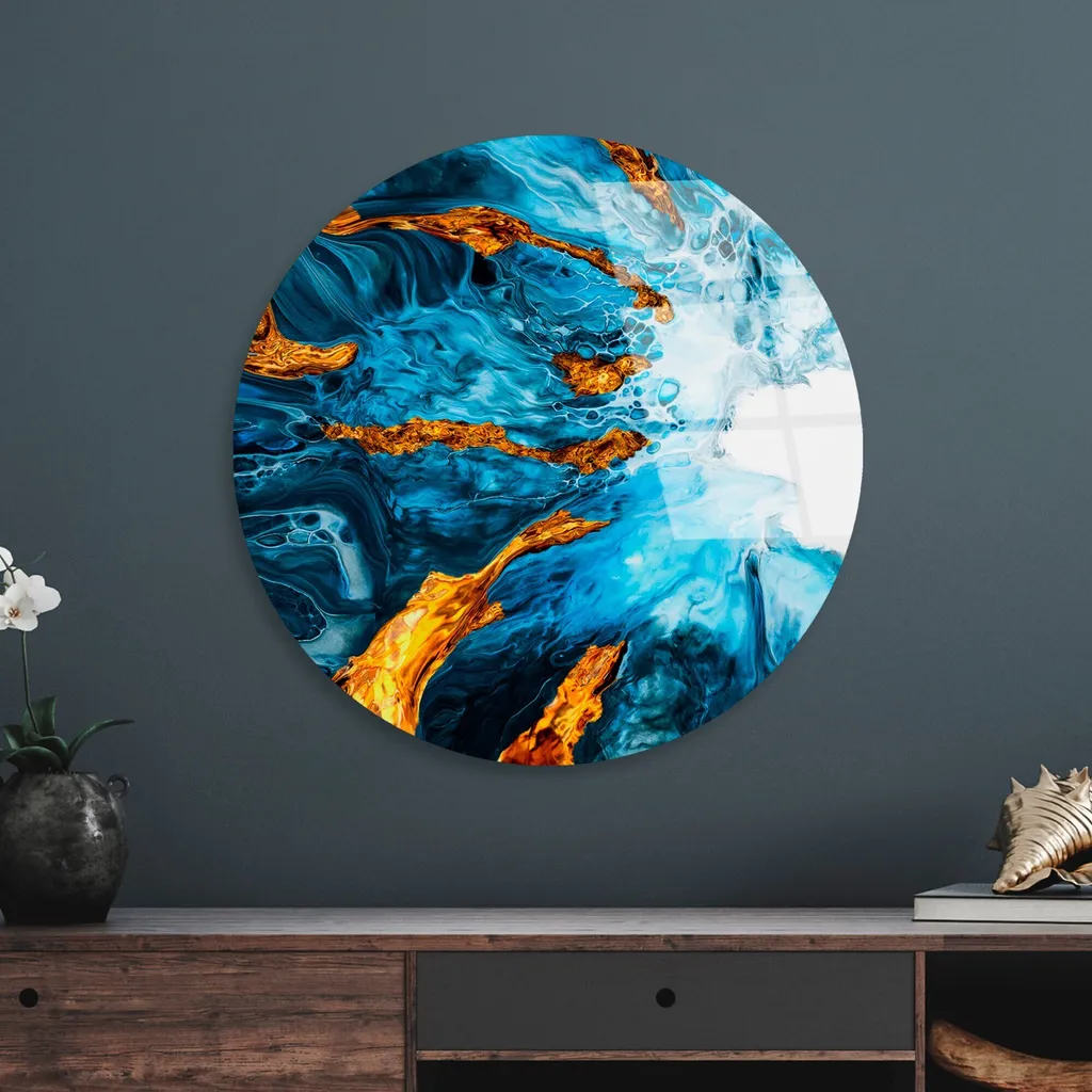 Offerta Quadro Wallity UV-1130 Vetro Temperato 60x60 - Colori Vivi
