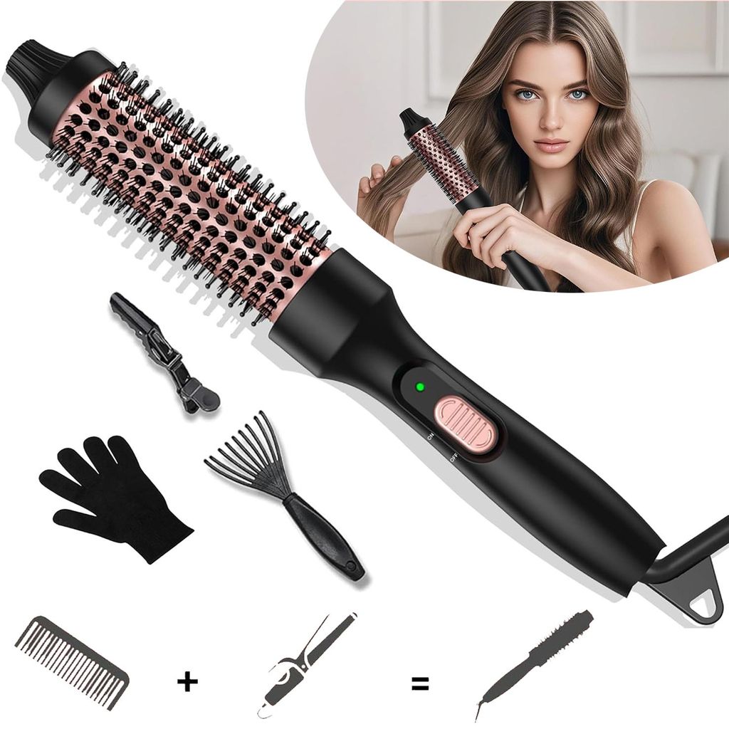 Thermobürste, Thermal Brush Ionische Lockenbürste erhitzt Produktbild 