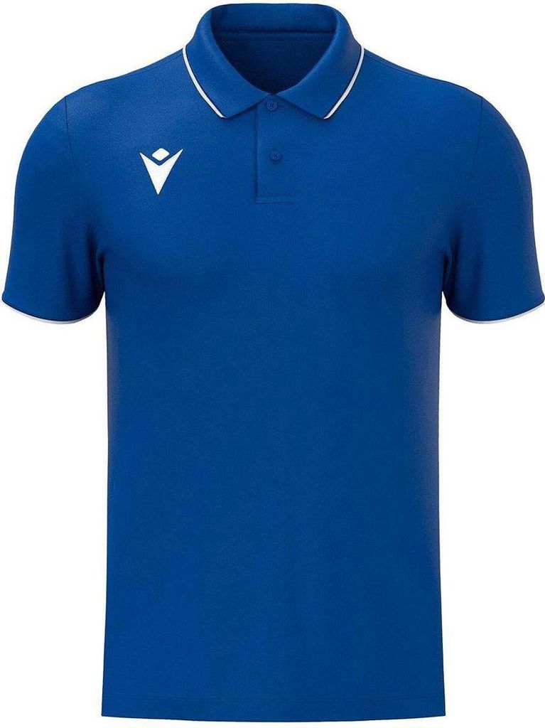 Macron Draco Hero Funktions Poloshirt Herren - Royal / Weiß | Größe: M