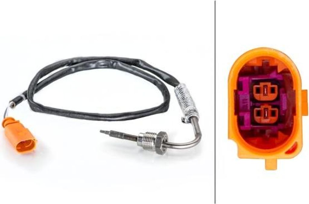 HELLA 6PT 014 494-311 Abgastemperatursensor OE 03L906088T kompatibel mit Beetle, Golf VI