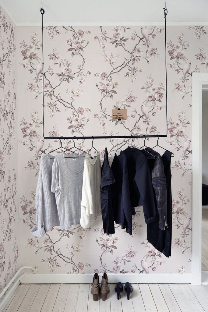 Coloray Fototapete 104x70 cm An Einer Wand Latex Latextapete - Chinoiserie stilvolle floral.